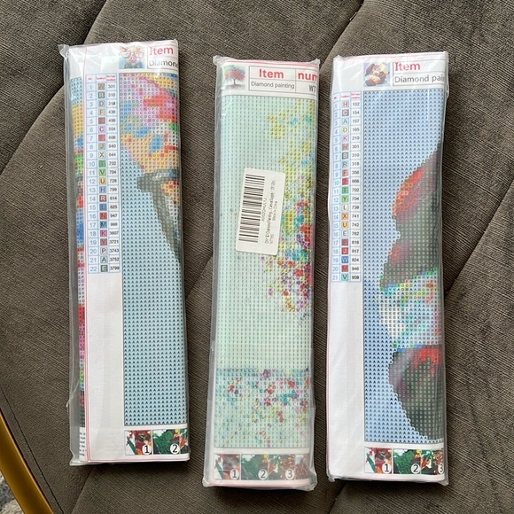 3 Diamond paintings - Picture 5 of 5